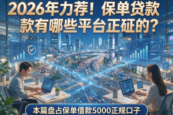 2026年力荐！保单贷款有哪些平台正规的？本篇盘点保单借款5000正规口子