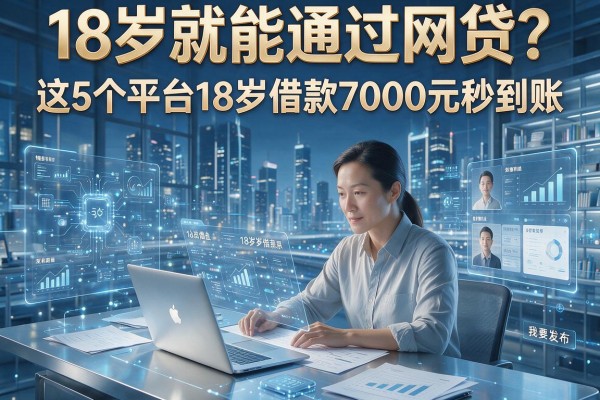 18岁就能通过网贷?这5个平台18岁借款7000元秒到账!