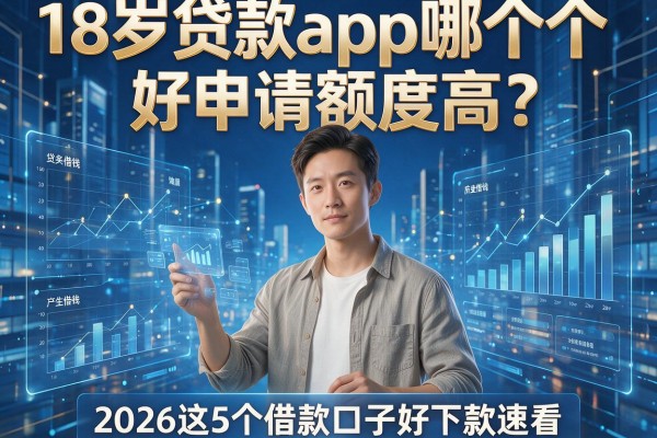 18岁贷款app哪个好申请额度高?2026这5个借款口子好下款速看