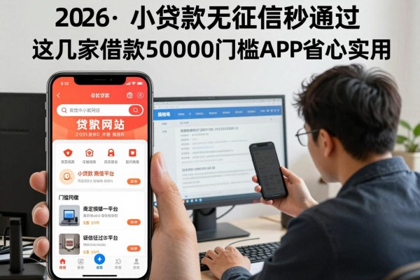 2026小额贷款无征信秒通过，这几家借款50000门槛低APP省心实用