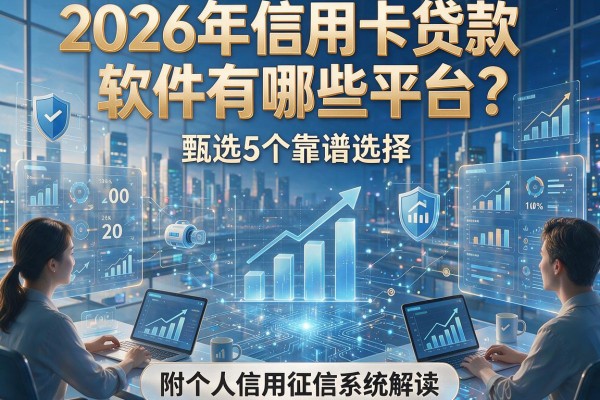 2026年信用卡贷款软件有哪些平台?甄选5个靠谱选择,附个人信用征信系统解读