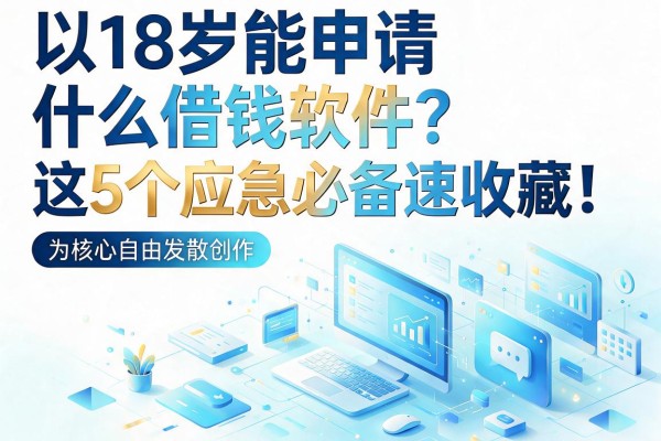 18岁能申请什么借钱软件？这5个应急必备速收藏！