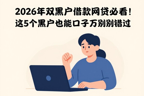 2026年双黑户借款网贷必看！这5个黑户也能下的口子千万别错过