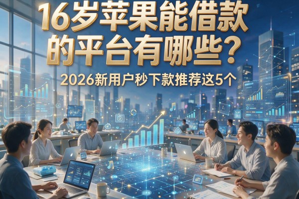 16岁苹果能借款的平台有哪些？2026新用户秒下款推荐这5个！