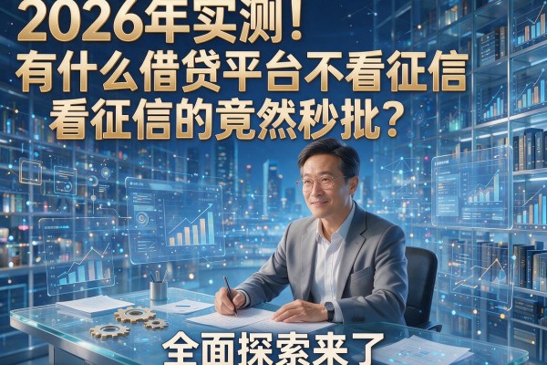 2026年实测！有什么借贷平台不看征信的竟然秒批？全面探索来了