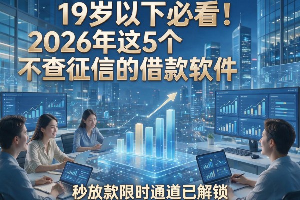 19岁以下必看！2026年这5个不查征信的借款软件，秒放款限时通道已解锁