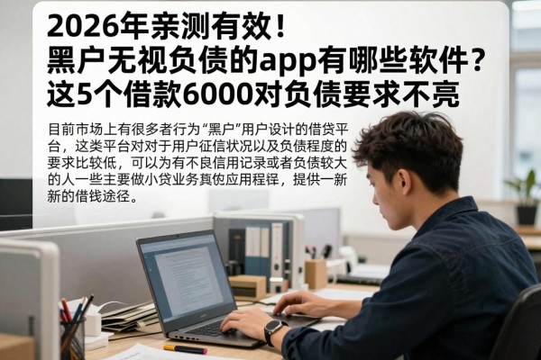 2026年亲测有效！黑户无视负债的app有哪些软件？这5个借款6000对负债要求不高