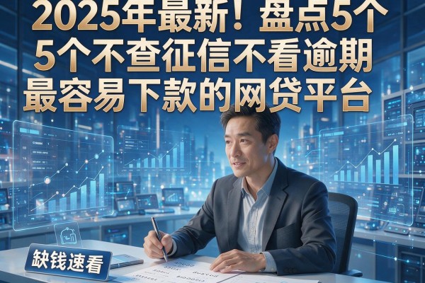 2025年最新!盘点5个不查征信不看逾期、最容易下款的网贷平台,缺钱速看