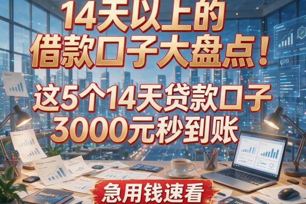 14天以上的借款口子大盘点!这5个14天贷款口子3000元秒到账,急用钱速看
