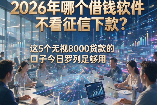 2026年哪个借钱软件不看征信下款?这5个无视8000贷款的口子今日罗列足够用!
