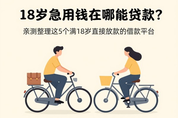 18岁急用钱在哪能贷款？亲测整理这5个满18岁直接放款的借款平台