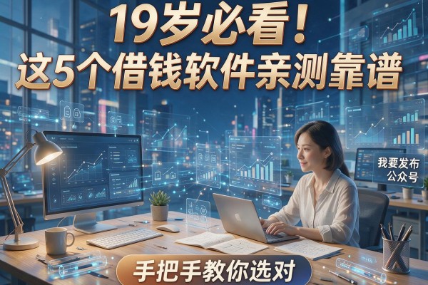 19岁必看！这5个借钱软件亲测靠谱，手把手教你选对