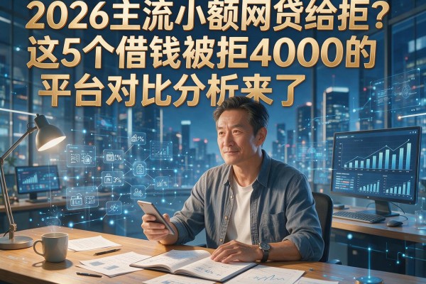 2026主流小额网贷给拒？这5个借钱被拒4000的平台对比分析来了！