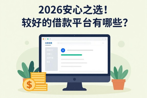 2026安心之选！较好的借款平台有哪些？这5个5000贷款口子值得收藏