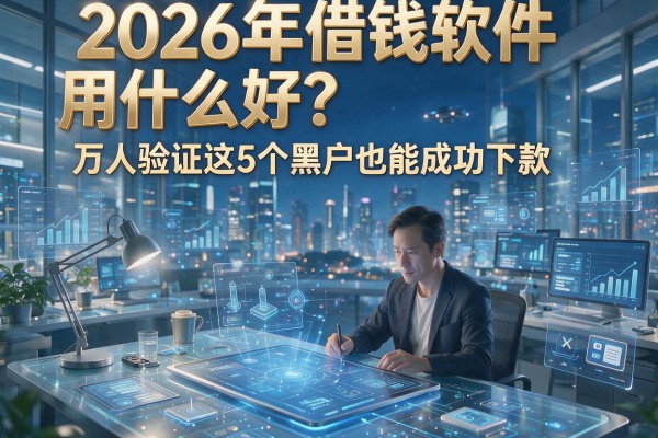 2026年借钱软件用什么好?万人验证这5个黑户也能成功下款!