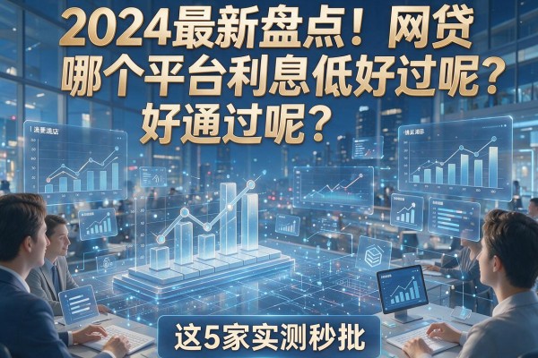 2024最新盘点!网贷哪个平台利息低好通过呢?这5家实测秒批