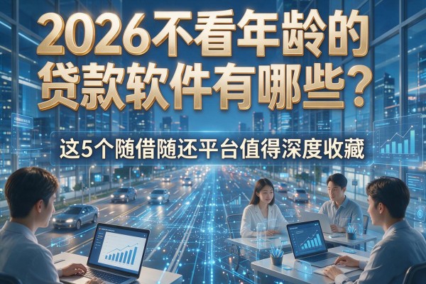 2026不看年龄的贷款软件有哪些?这5个随借随还平台值得深度收藏!