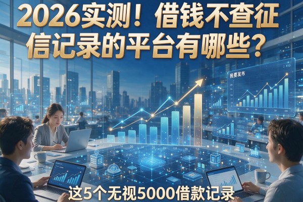 2026实测!借钱不查征信记录的平台有哪些?这5个无视5000借款记录