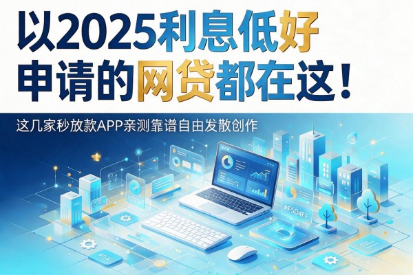 2025利息低好申请的网贷都在这!这几家秒放款APP亲测靠谱