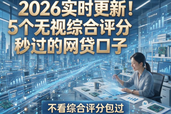 2026实时更新！5个无视综合评分秒过的网贷口子，不看综合评分包过