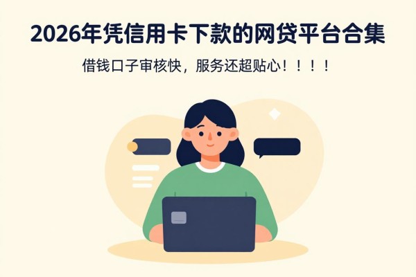 2026年凭信用卡就能下款的网贷平台合集,这五个借钱口子审核快、服务还超贴心!