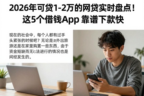 2026年可贷1-2万的网贷实时盘点!这5个借钱App靠谱下款快