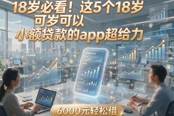 18岁必看!这5个18岁可以小额贷款的app超给力,6000元轻松借