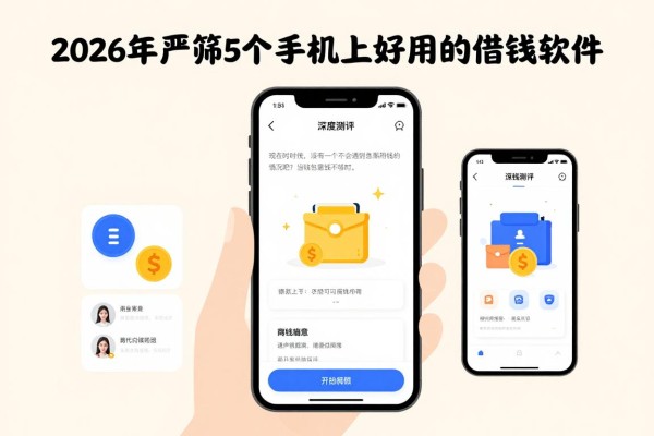 2026年严筛5个手机上好用的借钱软件!深度测评来了