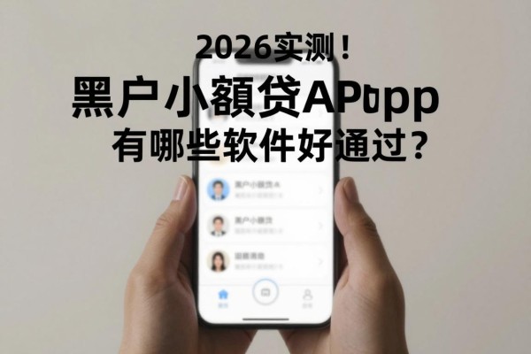 2026实测！黑户小额贷app有哪些软件好通过？这5个5000借款对征信要求不高