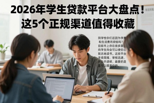 2026年学生贷款平台大盘点！这5个正规渠道值得收藏