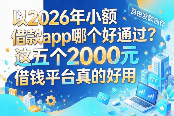 2026年小额借款app哪个好通过?这五个2000元借钱平台真的好用