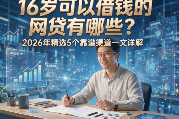 16岁可以借钱的网贷有哪些？2026年精选5个靠谱渠道一文详解！