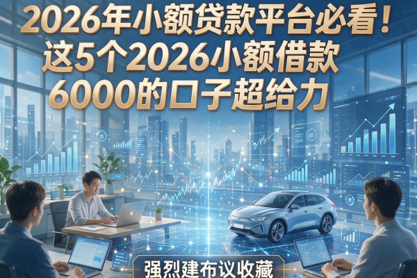 2026年小额贷款平台必看！这5个2026小额借款6000的口子超给力，强烈建议收藏