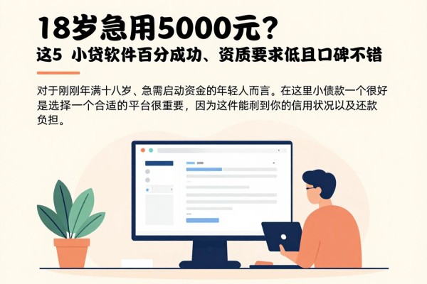 18岁急用5000元?这5个小贷软件百分百成功、资质要求低且口碑不错