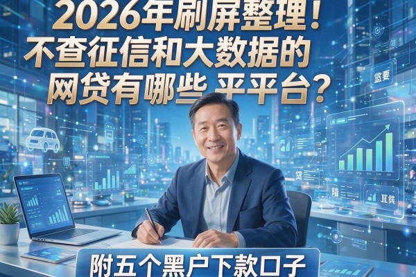 2026年刷屏整理！不查征信和大数据的网贷有哪些平台？附五个黑户下款口子