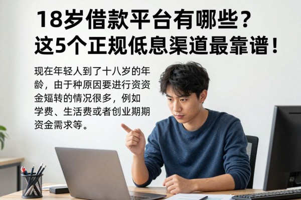 18岁借款平台有哪些？这5个正规低息渠道最靠谱！