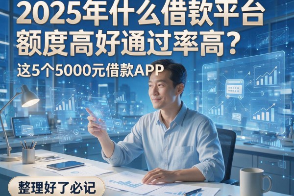 2025年什么借款平台额度高好通过率高?这5个5000元借款APP,整理好了必记!