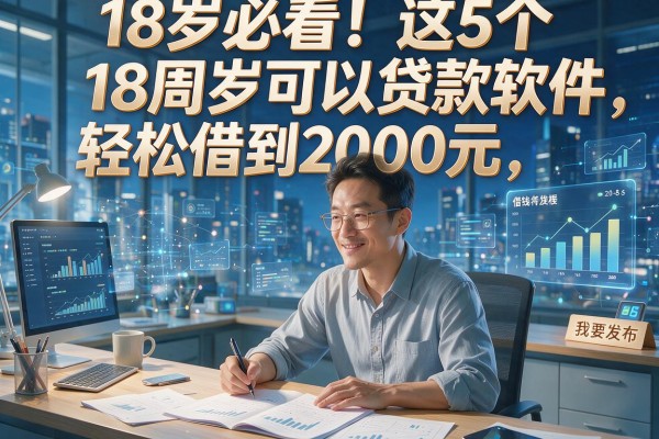 18岁必看！这5个18周岁可以贷款软件，轻松借到2000元
