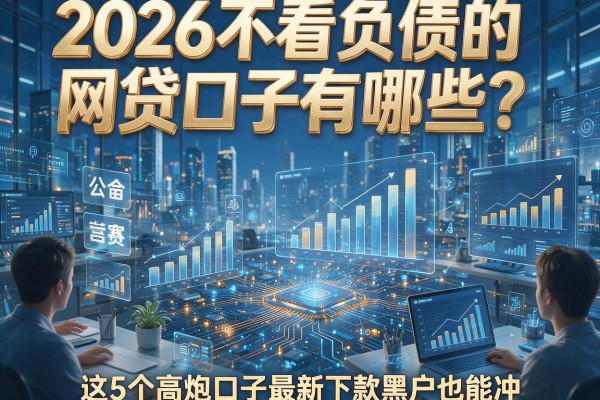 2026不看负债的网贷口子有哪些？这5个高炮口子最新下款黑户也能冲