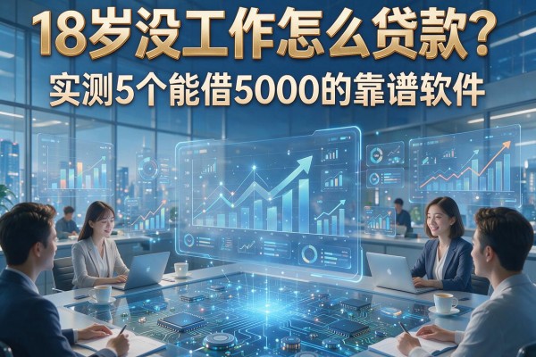 18岁没工作怎么贷款？实测5个能借5000的靠谱软件