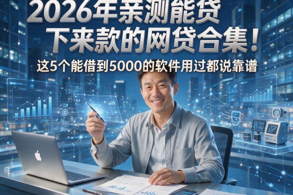 2026年亲测能贷下来款的网贷合集!这5个能借到5000的软件用过都说靠谱