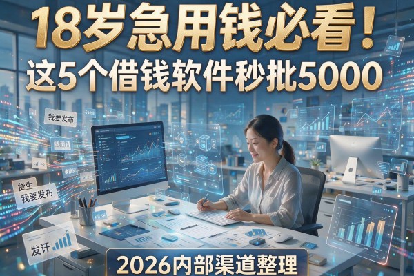 18岁急用钱必看!这5个借钱软件秒批5000,2026内部渠道整理
