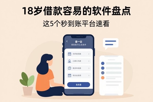 18岁借款容易下的软件盘点！这5个秒到账平台速看