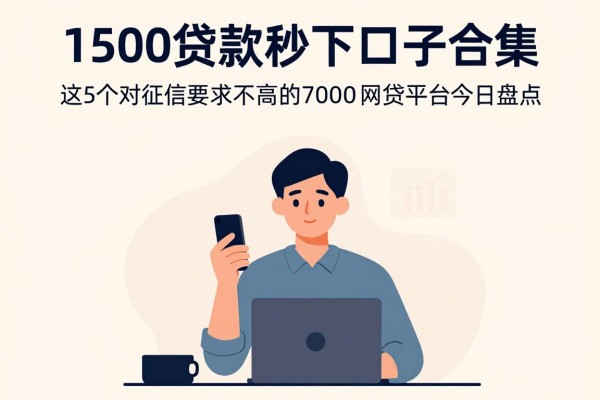 1500贷款秒下口子合集:这5个对征信要求不高的7000网贷平台今日盘点
