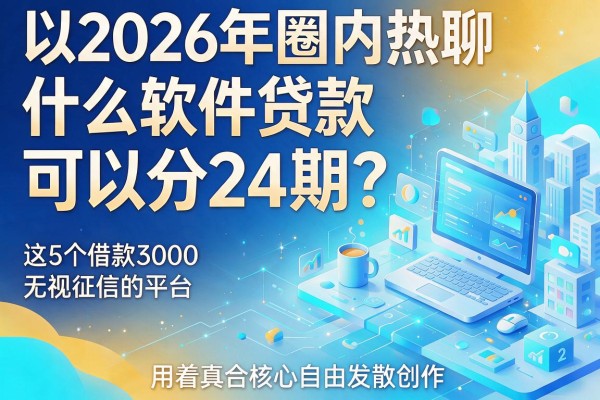 2026年圈内热聊：什么软件贷款可以分24期？这5个借款3000无视征信的平台用着真合意