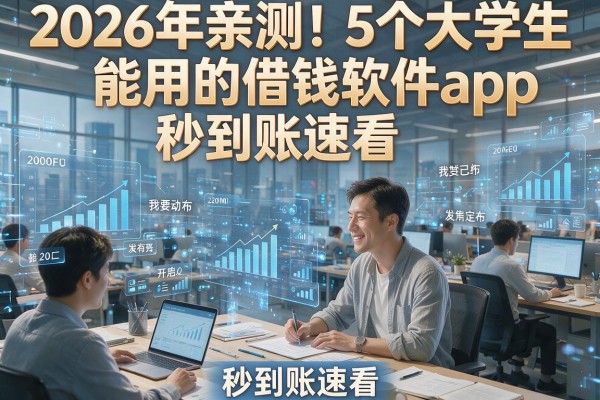2026年亲测！5个大学生能用的借钱软件app，秒到账速看