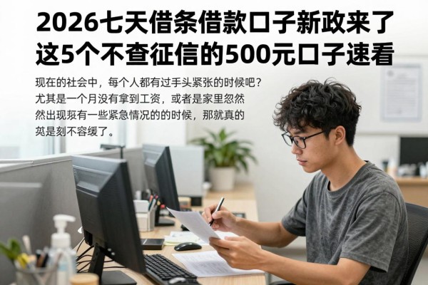 2026七天借条借款口子新政来了！这5个不查征信的5000元口子速看