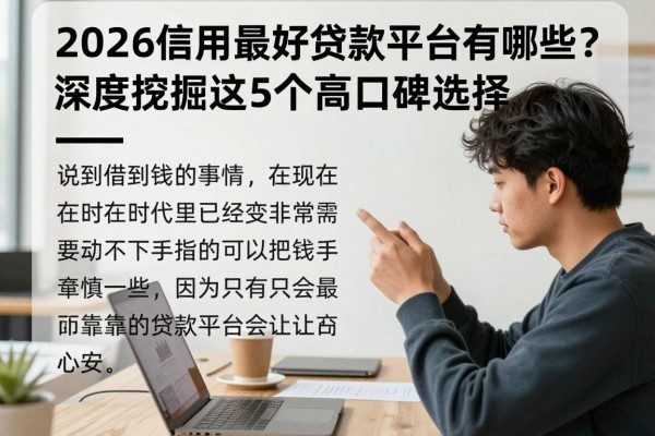 2026信用最好贷款平台有哪些?深度挖掘这5个高口碑选择!