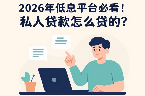 2026年低息平台必看！私人贷款怎么贷的？这五个7天口子贷一次整理给你