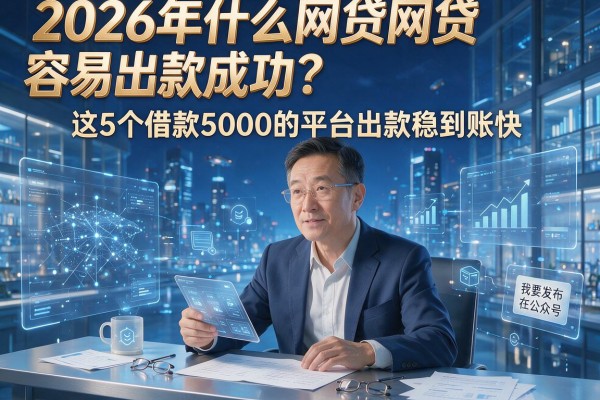 2026年什么网贷容易出款成功?这5个借款5000的平台出款稳到账快